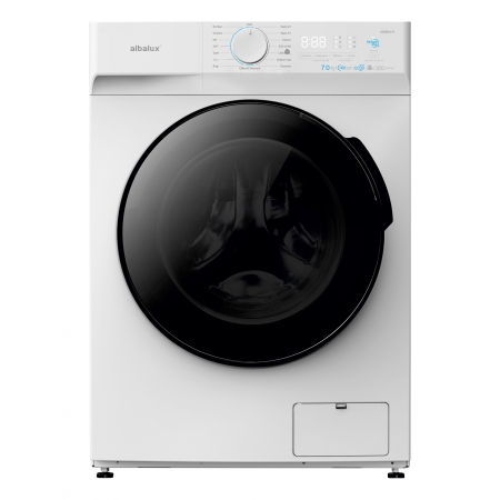BUCATARIE - Mașină de Spălat Rufe Albalux AXGIW1471 - 7 kg Capacitate, Clasă Energetică B, Motor Inverter, 16 Programe, Funcție Hygiene Pro, 1400 RPM, Alb