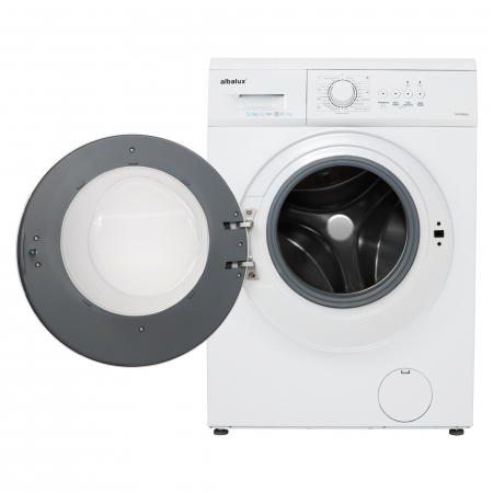 Mașină de Spălat Rufe Albalux AXW0851, 5 kg, 800 RPM, 23 Programe, Clasă Energetică E, Alb [2]