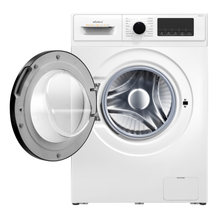 Masina de spalat rufe Albalux AXWGI1482, 8 kg, Motor Inverter, 16 programe, 1400 rotatii, Display led, Clasa energetica A, Adaugare rufe, Blocare acces copii, Alb [1]