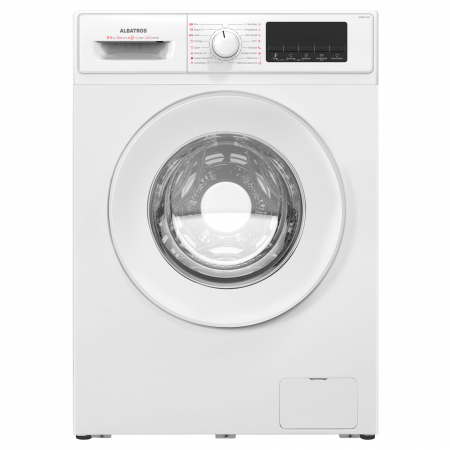 Masini de spalat rufe frontale - Masina de spalat rufe Albatros AWMI1495, 9 kg, 1400 rpm, Motor Inverter, Clasa A -10%, Spălare cu abur, Alb