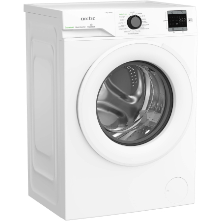 Masina de spalat rufe Arctic, 7kg, 1400rpm, Clasa A, Motor Silent Inverter, SaveInAll, Display, ExtraSteam, Alb [1]