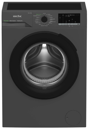 Marelvi - Masina de spalat rufe Arctic, 7kg, Clasa A, 1200 rpm, Motor SilentInverter, Saveinall, Recycled Tub, IronExpress, ExtraSteam, Display, Antracit