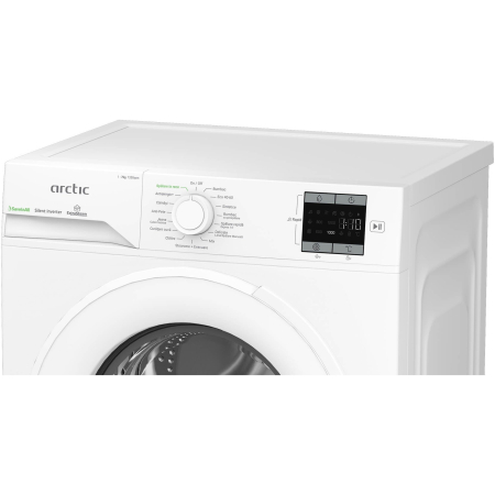 Masina de spalat rufe Arctic APLM1WFSU17210W, 7 Kg, 1200 RPM, Clasa energetica A, Motor Silent Inverter, ExtraSteam, IronExpress, Steam, WaterMode, Prewash, Add-In, Alb [5]