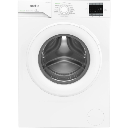 Masina de spalat rufe Arctic APLM1WFSU17210W, 7 Kg, 1200 RPM, Clasa energetica A, Motor Silent Inverter, ExtraSteam, IronExpress, Steam, WaterMode, Prewash, Add-In, Alb [0]