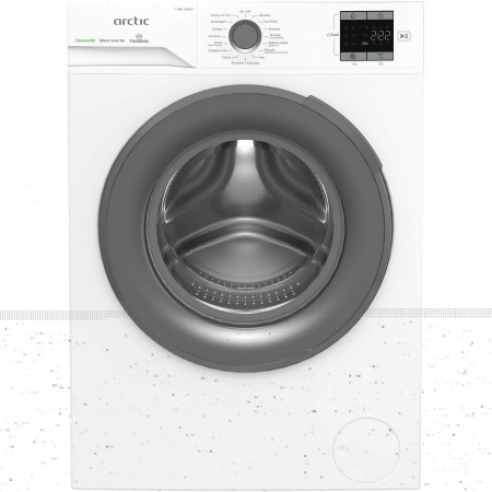 Masina de spalat rufe Arctic APLM1WFSU19210WG, 9 Kg, 1200 RPM, Motor Silent Inverter, Drum Clean+Steam, Child Lock, Anticrease, Digital Display, Add-In, Clasa A, Alb [1]