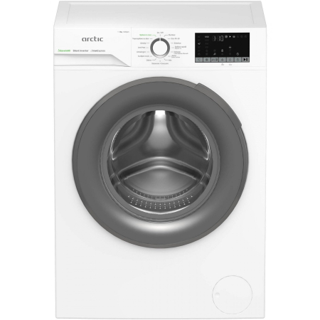 Masina de spalat rufe Arctic APLM2WFSU28211WG, 8 Kg, 1200 RPM, Motor Silent Inverter, Drum Clean+Steam, Child Lock, Anticrease, Digital Display, Add-In, Clasa A, Alb [0]