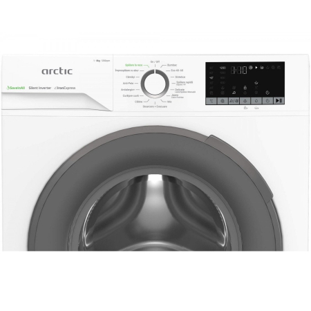 Masina de spalat rufe Arctic APLM2WFSU28211WG, 8 Kg, 1200 RPM, Motor Silent Inverter, Drum Clean+Steam, Child Lock, Anticrease, Digital Display, Add-In, Clasa A, Alb [6]