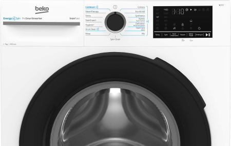 Masina de spalat rufe Beko, 7kg, 1400rpm, Clasa A, 15 programe, Motor ProSmartInverter, EnergySpin, SteamCure, IronFast, Display, alb [4]