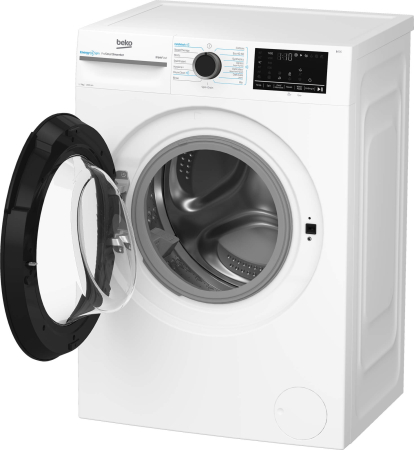 Masina de spalat rufe Beko, 7kg, 1400rpm, Clasa A, 15 programe, Motor ProSmartInverter, EnergySpin, SteamCure, IronFast, Display, alb [3]