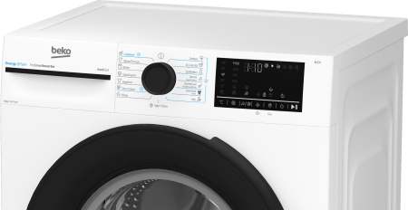 Masina de spalat rufe Beko, 8kg, Clasa A, 1400rmp, Motor ProSmartInverter, 15 programe, SteamCure, IronFast, ColdWash, Display, Hublou Piano Black, Culoare produs Alb [7]