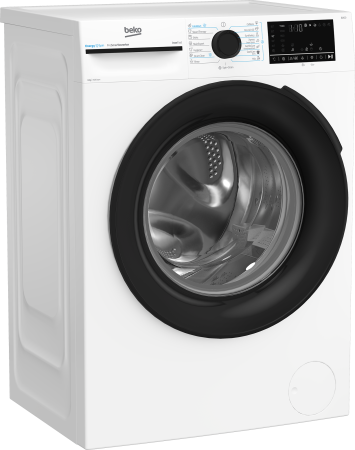 Masina de spalat rufe Beko, 8kg, Clasa A, 1400rmp, Motor ProSmartInverter, 15 programe, SteamCure, IronFast, ColdWash, Display, Hublou Piano Black, Culoare produs Alb [2]