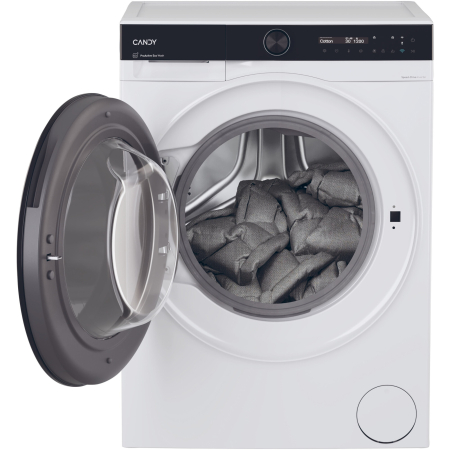 Masina de spalat rufe Candy, 10 kg, 1400 rpm,Motor Inverter, A-40%, Steam,LCD touch display, Soft Drum, Dual Spray,Programe rapide de spalare, Wifi, alba [2]