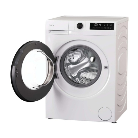 Masina de spalat rufe Candy, 9 kg, 1400 rpm, Clasa A, 16 programe, Motor Inverter, Abur, ProActive Wash, Tambur delicat, Calcare usoara, Antibacterian, AI Silent Motion (Alb) [1]