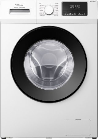 Masina de spalat rufe cu incarcare frontala Tesla WF71460T, 7 kg, 1400 RPM, Clasa A, Inverter, Spin Speed, Sistem Child Lock, Delay Start, LED, Alb [2]