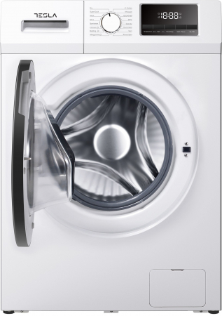 Masina de spalat rufe cu incarcare frontala Tesla WF91460T, 9 kg, 1400 RPM, Clasa A,  Spin Speed, Sistem Child Lock, Delay Start, LED, Alb [1]