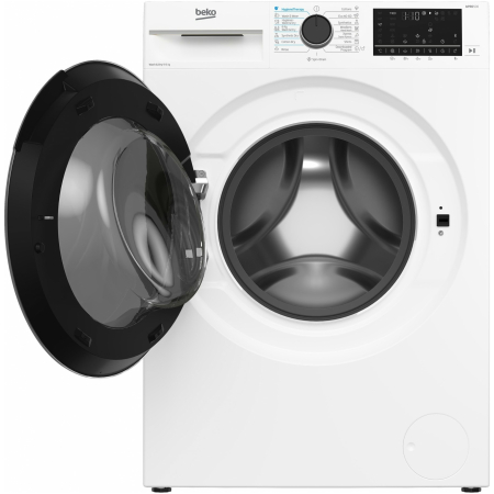 Masina de spalat rufe cu uscator Beko, 9/6kg, 1400 rpm, Clasa A, SteamCure, UltraFast, HomeWhiz Bluetooth, Hygiene Therapy, display, alb [1]