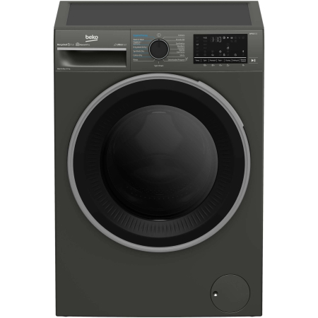 Marelvi - Masina de spalat rufe cu uscator Beko, 9/6kg, 1400 rpm, Clasa A, SteamCure, UltraFast, HomeWhiz Bluetooth, Hygiene Therapy, display, Manhattan Gray