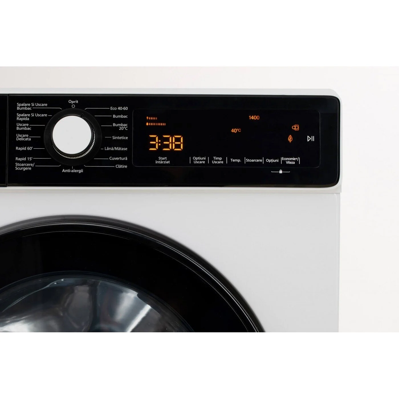 Masina de spalat rufe cu uscator LDK Higeea 8614DIA, Clasa A, Capacitate 8 Kg Spalare / 6 Kg Uscare, 1400 rpm, Prespalare, Calcare usoara, Anti-Alergic, Selectare timp uscare, Selectare nivel temperat [2]