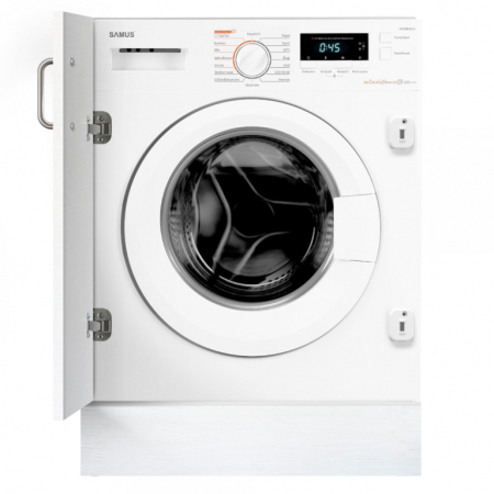 Masina de spalat rufe cu uscator Samus WSDDBI-86141, incorporabila, spalare 8 kg, uscare 6 kg, clasa E, motor inverter, afisaj LCD, termostat reglabil, reglare nivel uscare, pornire intarziata, contro [1]