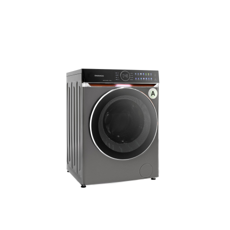 Masina de spalat rufe Daewoo, 10 kg, motor DIRECT DRIVE inverter, 1400 rpm, clasa A, 14 programe, panou de control touch cu pictograme colorate, buton rotativ cromat cu display in interior, usa dubla [3]