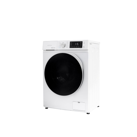 Masina de spalat rufe Daewoo, 9 kg, motor inverter, 1400 rpm, clasa A-30%, 16 programne, butoane touch, usa dubla neagra (PC Cover), culoare Alb [3]
