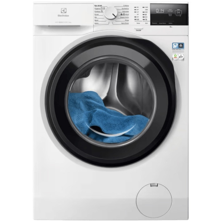 Marelvi - Masina de spalat rufe Electrolux, 8 kg, 1400 rpm, Clasa A, Motor Inverter cu MagnetPermanent, Display LED, SensiCare, TimeManager, Alb