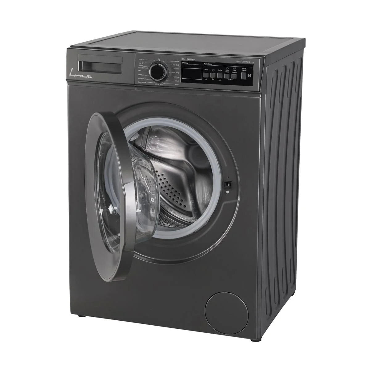 Masina de spalat rufe Fram FWM-V814T2SD+++, 8 kg, 1400 rpm, Display digital, Start intarziat, Anti-Sifonare, Eco-Logic, Allergy safe, Gri [4]