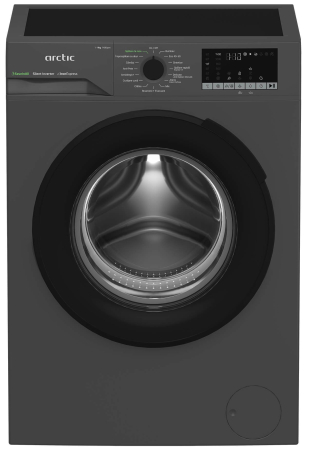 Masini de spalat rufe - Masina de spalat rufe frontala Arctic, APLM2WFSU29412A, 9 kg, 1400 rpm,  ExtraSteam, Eco Heater, Aqua Surf, Clasa A, Antracit