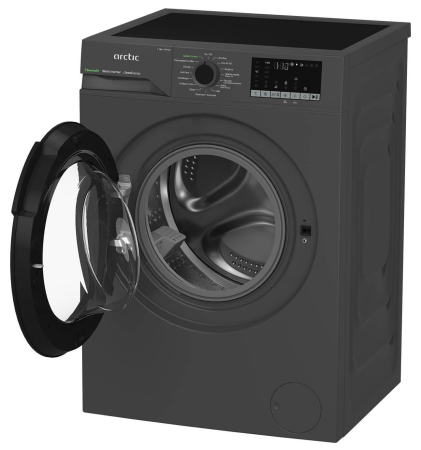 Masina de spalat rufe frontala Arctic, APLM2WFSU29412A, 9 kg, 1400 rpm,  ExtraSteam, Eco Heater, Aqua Surf, Clasa A, Antracit [2]