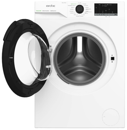 Masina de spalat rufe frontala Arctic, APLM2WFSU29412WPB, 9 kg, 1400 rpm, ExtraSteam, Eco Heater, Aqua Surf, Clasa A, Alb [3]
