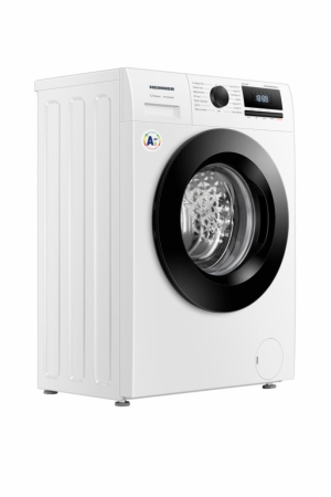 Masini de spalat rufe frontale - Masina de spalat rufe HEINNER HWM-HME8014IVA20+++, 8 KG, 1400 RPM, Clasa A-20%, MOTOR INVERTER, Display digital, Program Allergy steam, Alb