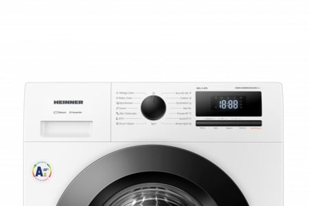 Masina de spalat rufe HEINNER HWM-HME8014IVA20+++, 8 KG, 1400 RPM, Clasa A-20%, MOTOR INVERTER, Display digital, Program Allergy steam, Alb [2]