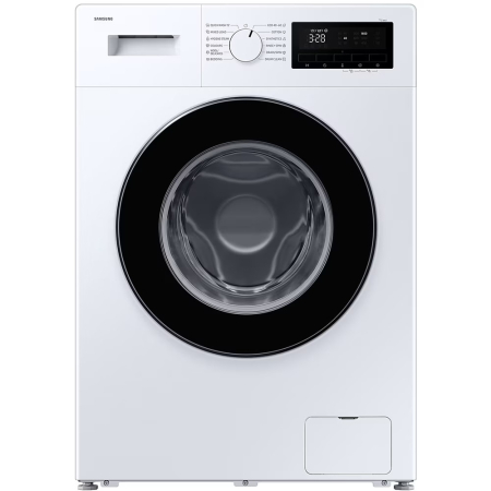 Marelvi - Masina de spalat rufe Samsung, Slim, 7 kg, Clasa A, 1400rpm, Hygiene Steam, Motor Digital Inverter, Display LED, Quick Wash 15', Sertar StayClean, DrumClean+, Alb
