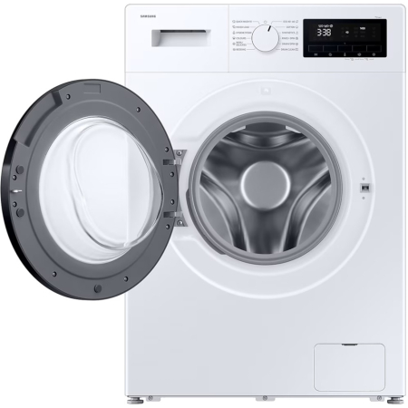 Masina de spalat rufe Samsung, Slim, 8 kg, Clasa A, 1400rpm, Hygiene Steam, Motor Digital Inverter, Display LED, Quick Wash 15', Sertar StayClean, DrumClean+, Alb [1]