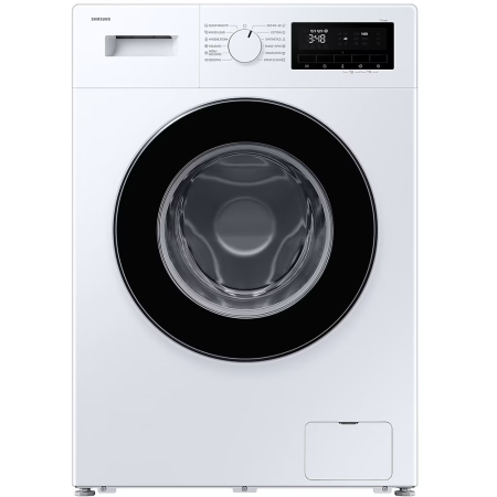 Marelvi - Masina de spalat rufe Samsung, Slim, 9 kg, Clasa A, 1400rpm, Hygiene Steam, Motor Digital Inverter, Display LED, Quick Wash 15', Sertar StayClean, DrumClean+, Alb