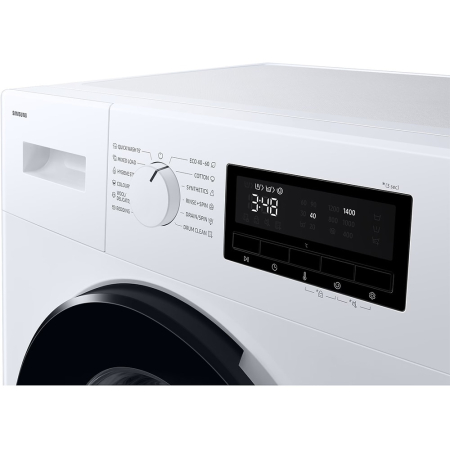 Masina de spalat rufe Samsung, Slim, 9 kg, Clasa A, 1400rpm, Hygiene Steam, Motor Digital Inverter, Display LED, Quick Wash 15', Sertar StayClean, DrumClean+, Alb [4]