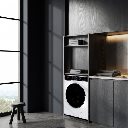 Mașină de spălat rufe Samus WSADI-12143, 12 kg, 1400 rpm, Motor Inverter, abur, 15 programe, ECO 40–60 °C, afișaj electronic, clasa A [6]