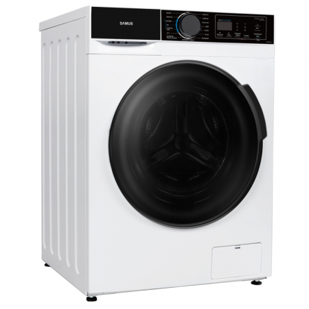 Masina de spalat rufe  Samus WSADI-8143, 8 kg, 1400 rpm, clasa A, motor inverter, functie Abur, program Eliminare par de animale, blocare acces copii, Alba [1]