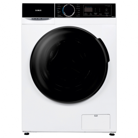 Masini de spalat rufe frontale - Masina de spalat rufe Samus WSADI-9143, 9 kg, 15 programe, Motor inverter, Clasa energetica A, Alba