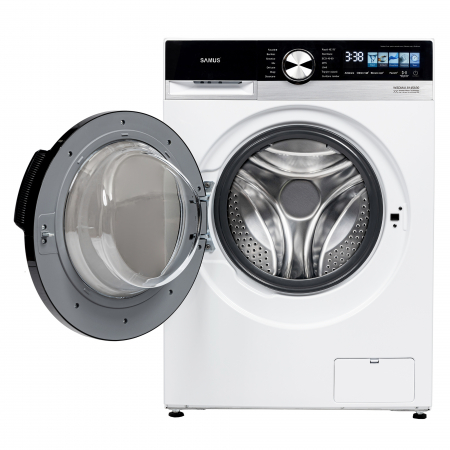 Masina de spaat rufe Samus WSDMAI-8145A30, 8 kg, 1400 rpm, Motor Inverter, LED color, clasa A(-30%), 14 programe, Eco 40–60, sterilizare, alb [5]