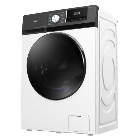 Masini de spalat rufe frontale - Masina de spalat rufe Samus WSEDI7148, 7 kg, Motor inverter, Display LED, 16 programe, 1400 rotatii, Clasa energetica A