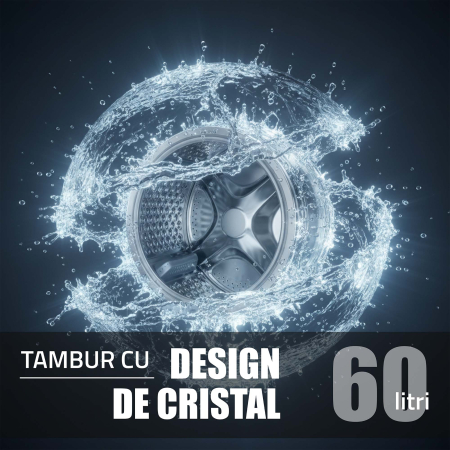 Masina de spalat rufe Samus WSEDI9148, 9 kg, Motor inverter, Display LED, 16 programe, 1400 rotatii, Clasa energetica A [30]