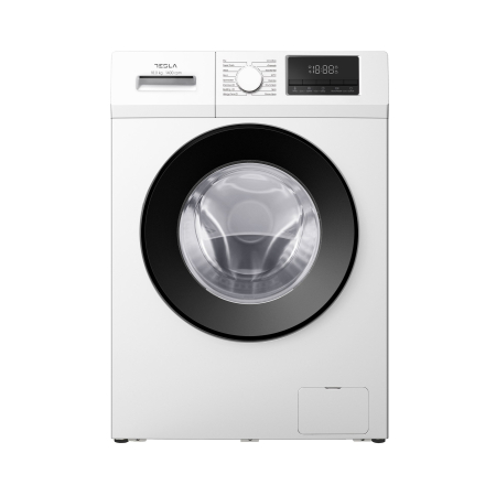Masini de spalat rufe frontale - Masina de spalat rufe Tesla WF101461T, 10kg, A,Inverter, 16 programe, Drum clean, led, alba