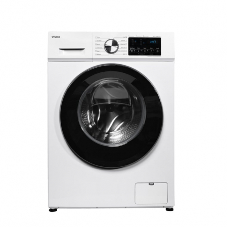 Masini de spalat rufe frontale - Masina de spalat rufe VIVAX WFL-120812CD, 8 kg, 1200 RPM, Clasa E, Baby Care, Eco, Display digital, Control electronic, Blocare acces copii, Temperatura reglabila, Drum Clean Sterilization, Quick Wash