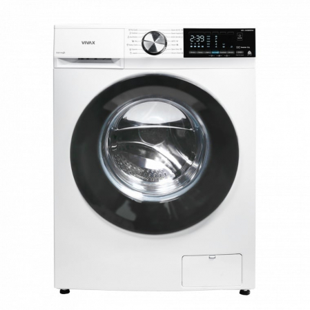 Resigilat  - Masina de spalat rufe VIVAX WFL-140816PMI, 8kg, 1400 RPM, BLDC Motor Inverter, Clasa A, Steam Hygiene, Children's sensitive laundry, Eco, Display digital, Control electronic, Stain Magic [1]