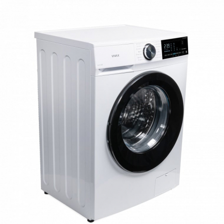 Masini de spalat rufe frontale - Resigilat  - Masina de spalat rufe VIVAX WFL-140816PMI, 8kg, 1400 RPM, BLDC Motor Inverter, Clasa A, Steam Hygiene, Children's sensitive laundry, Eco, Display digital, Control electronic, Stain Magic