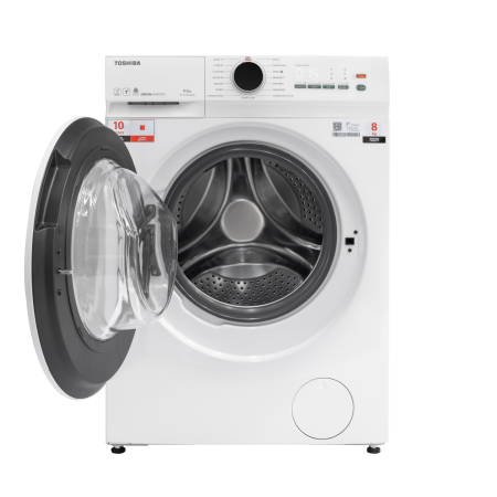 Masina de spalat T21 Toshiba, 8kg, 1400RPM, clasa A, Slim, diametru hublou interior:330mm, Functie AROMA+, Functie Abur, Tehnologie UFB, Wi-Fi, motor inverter, Alb [1]