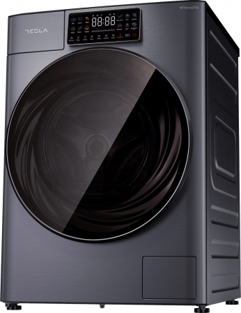 Mașină de spălat Tesla WF101490 CSA, 10 kg, 1400 RPM, Motor Inverter, A, 16 programe, LED, Autodozare – Gri [3]