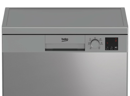 Masina de spalat vase FS Beko, 14 seturi, 6 programe, Clasa D, Auto Door Opening, Display, cos tacamuri, Silver [2]