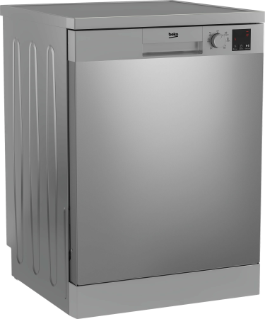 Masina de spalat vase FS Beko, 14 seturi, 6 programe, Clasa D, Auto Door Opening, Display, cos tacamuri, Silver [1]